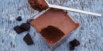 Une recette originale de mousse au chocolat au goji
