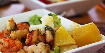Une recette surprenante : salade de crevettes au Goji